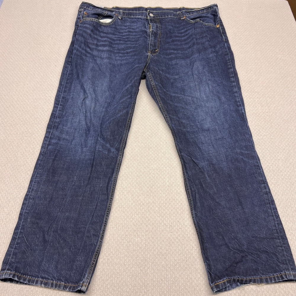 Levis 559 Jeans Mens 46x32‎ Blue Denim Straight Fit Western Casual Classic